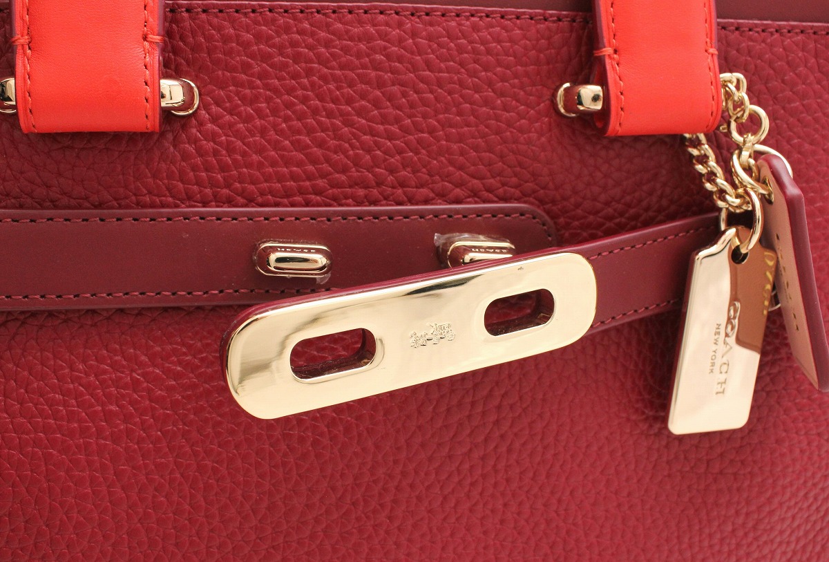 楽天市場】【バッグ】COACH コーチ スワッガー 27 レザー 2WAY