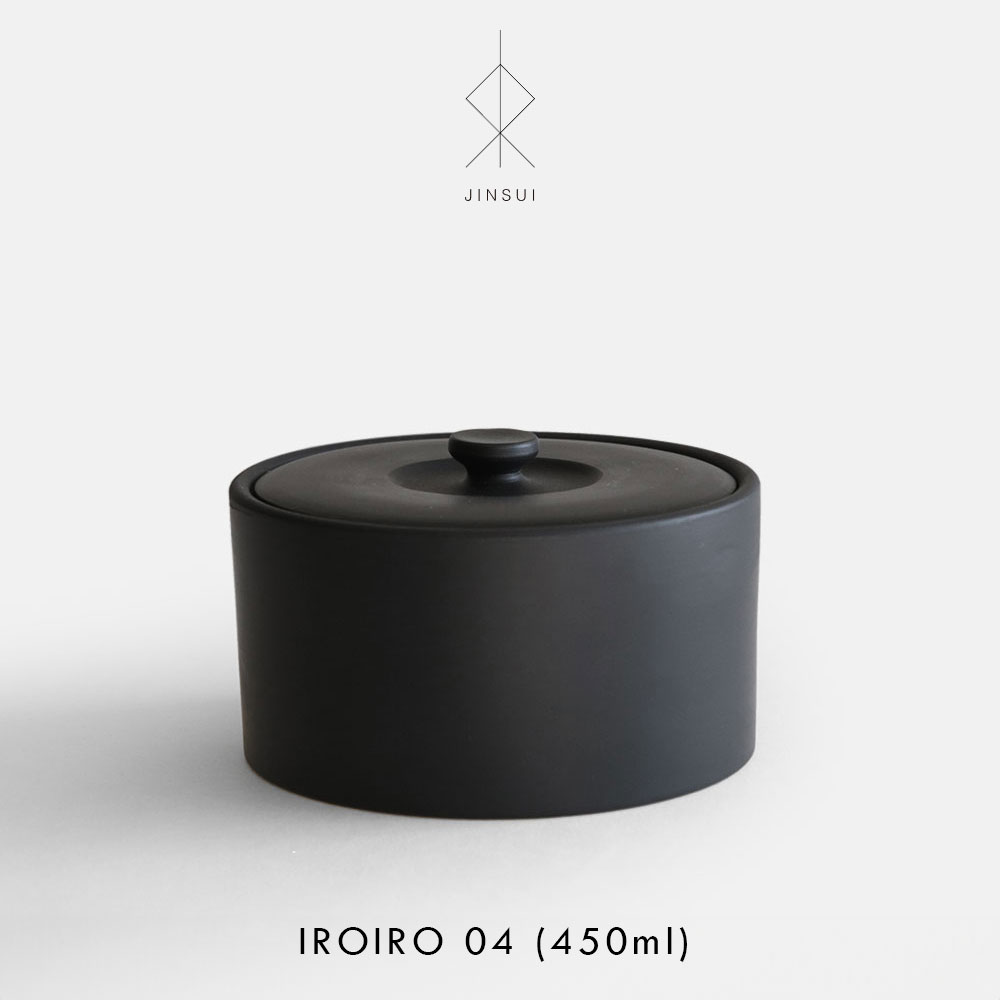 楽天市場】JINSUI 人水 / IROIRO 04 ブラック｜保存容器 常滑焼