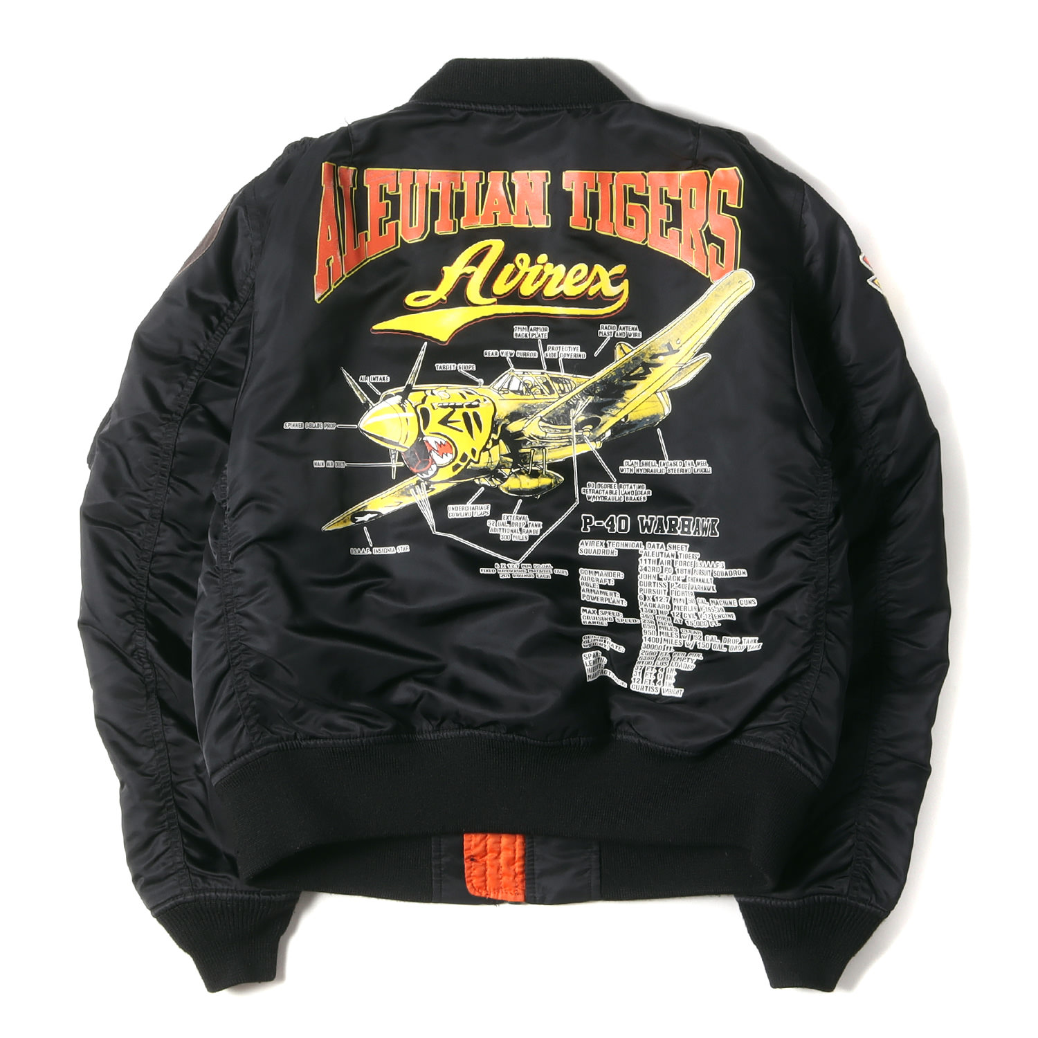 楽天市場】AVIREX アヴィレックス ジャケット サイズ:M P-40 ウォー