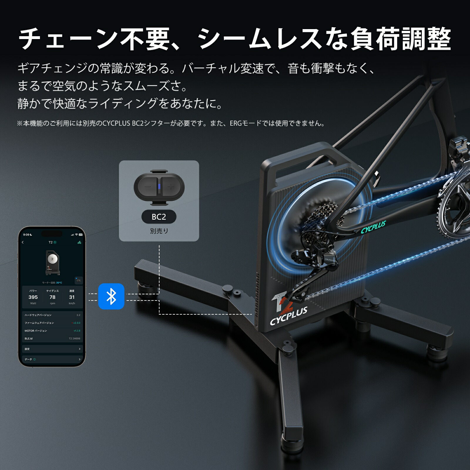 楽天市場】【14%OFFセール】CYCPLUS スマートトレーナー 室内