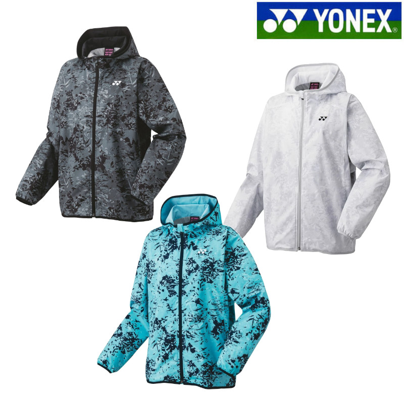 YONEX フード付きジャケット イエロー/グリーンLサイズ YONEX フード
