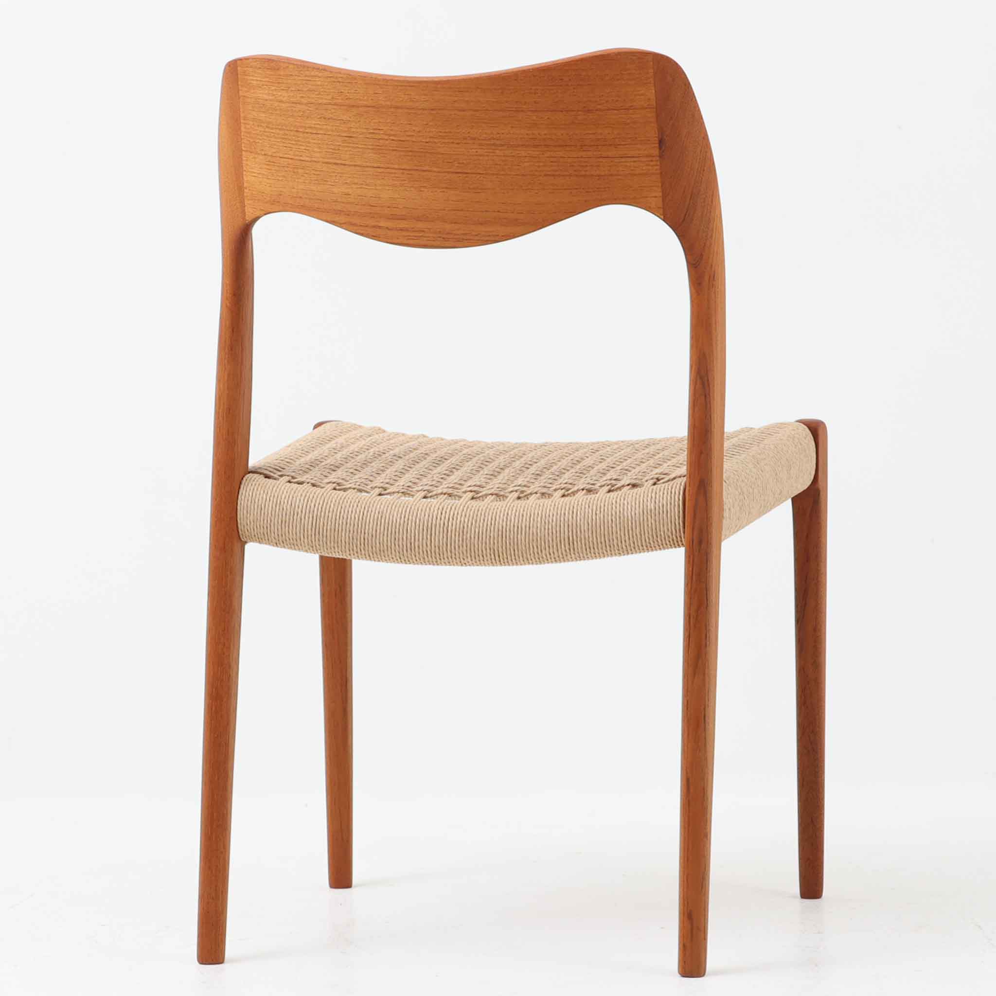 楽天市場】N.O.Moller ダイニングチェア Model 71 チーク×ペーパー