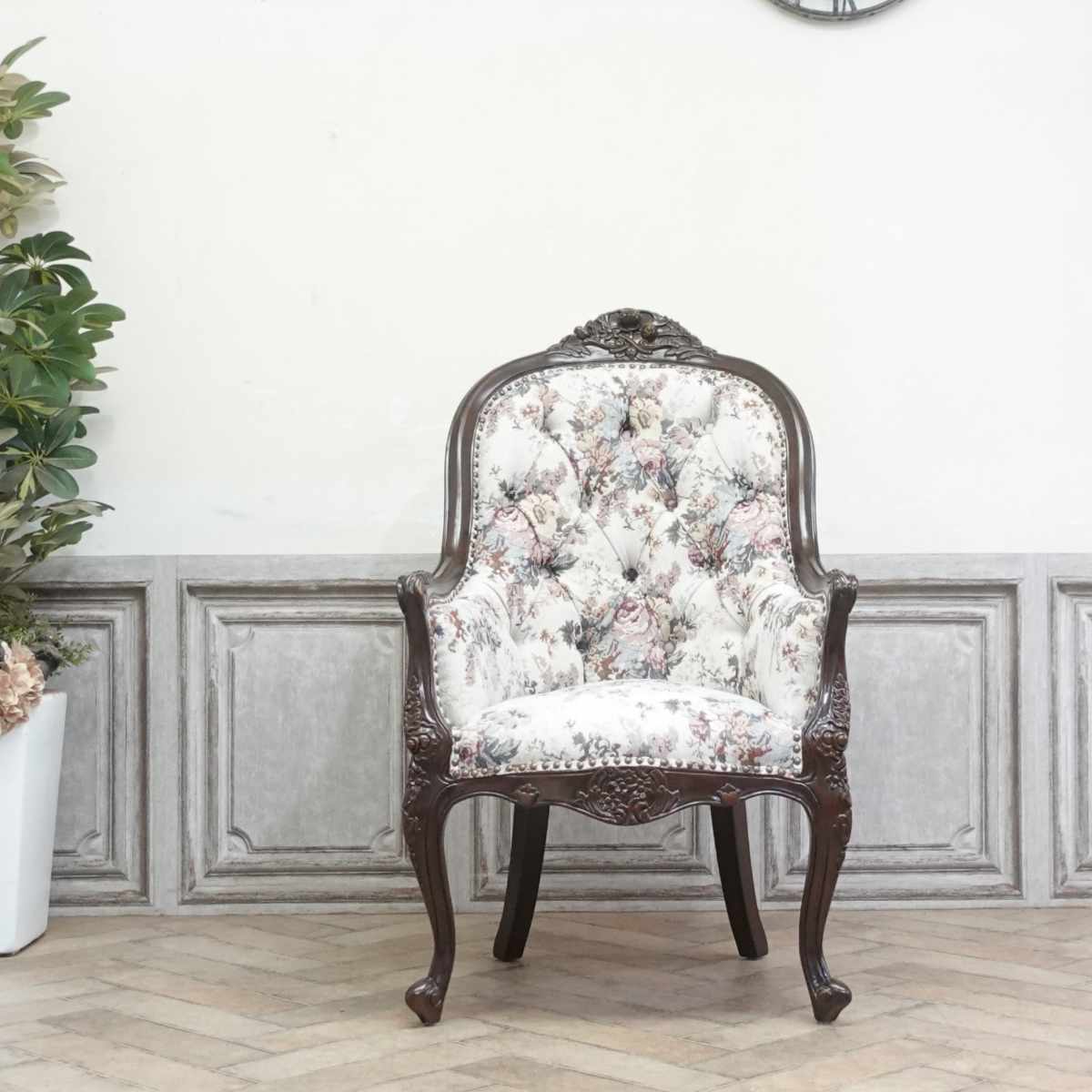 楽天市場】輸入家具 ロココ調家具 アームチェア ロココ ソフィア 姫系