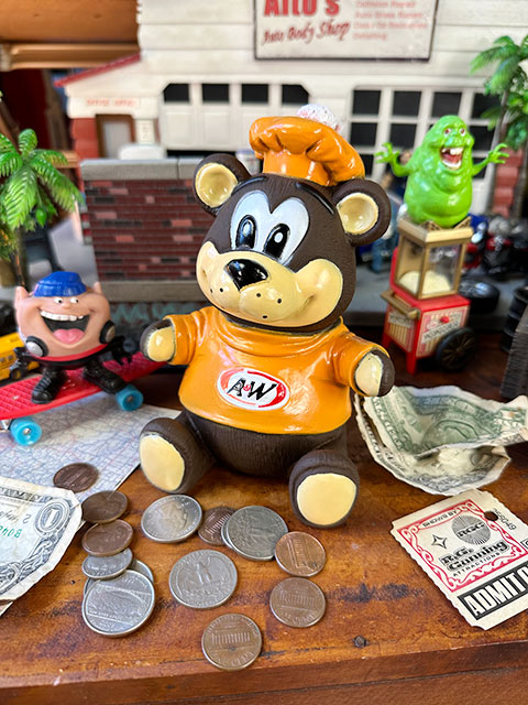 楽天市場】A＆W ルートベアー ソフビバンク 貯金箱 アメリカン雑貨