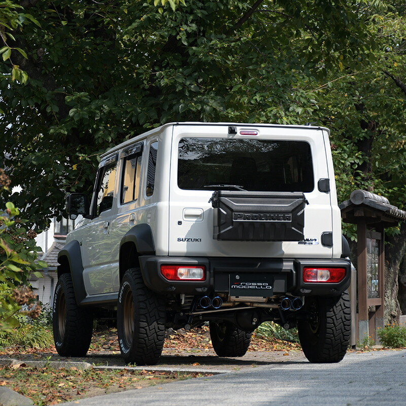 楽天市場】ロッソモデロ ジムニーノマド JC74W MT AT 4本出し マフラー