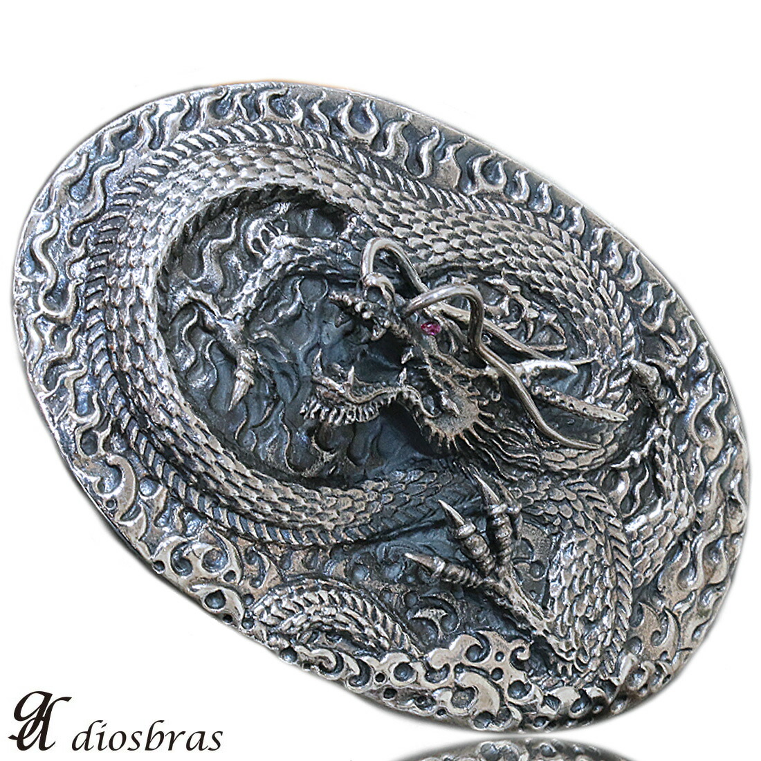NONSEIP SILVER バックル ドラゴン 900 バックル ドラゴン
