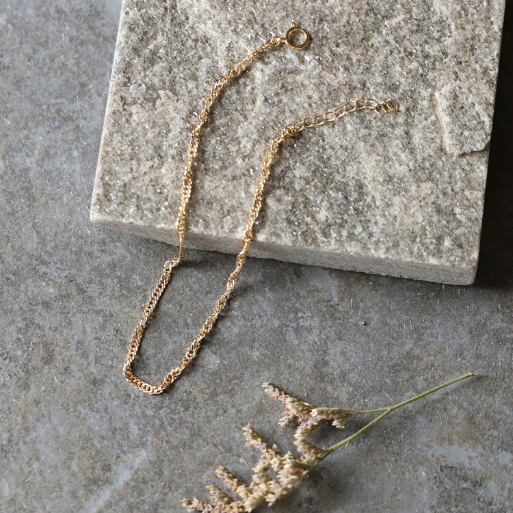 楽天市場】【2/22まで 1500円OFF】 18金 アンクレット レディース