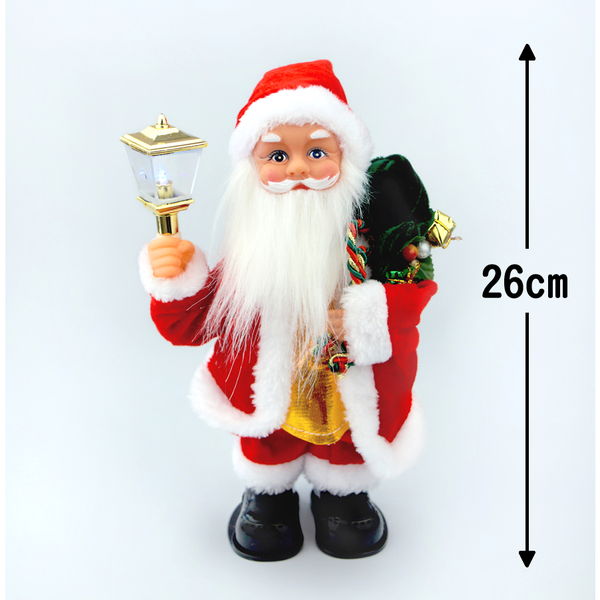 楽天市場】クリスマス 装飾 ムービングランタンサンタ 26cm