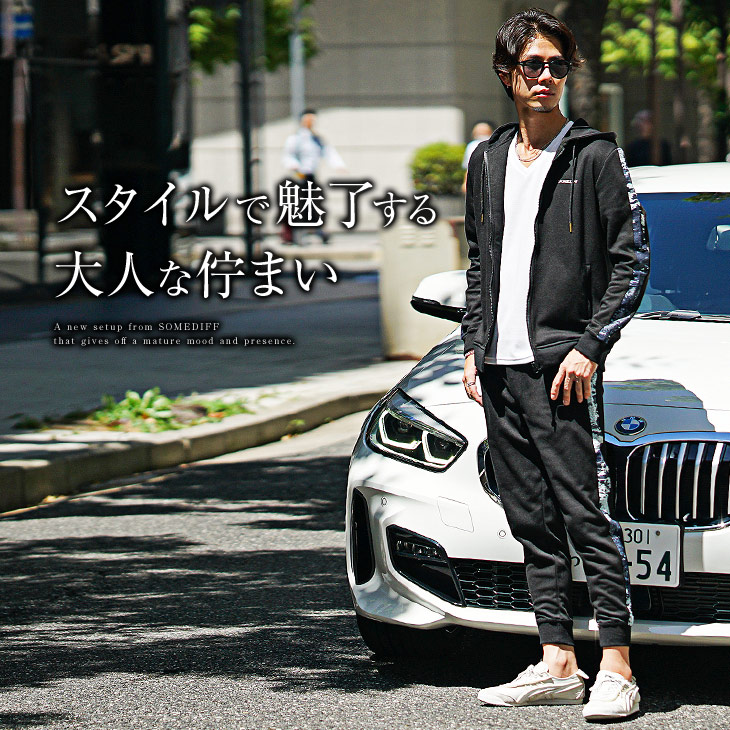 楽天市場】【joker】 デニム切替 セットアップ メンズ ブランド