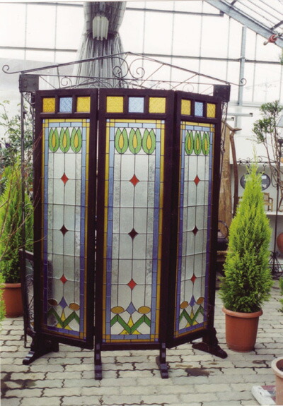 楽天市場】ステンドグラス パーテーション 1型（35227）※別途送料