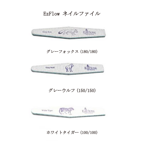 楽天市場】EzFlow ネイルファイル 【3種類からご選択】ホワイト