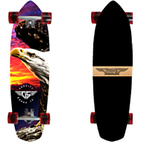 ☆グラビティ 91cm MIURA 36 ロングスケートボード サーフィン練習