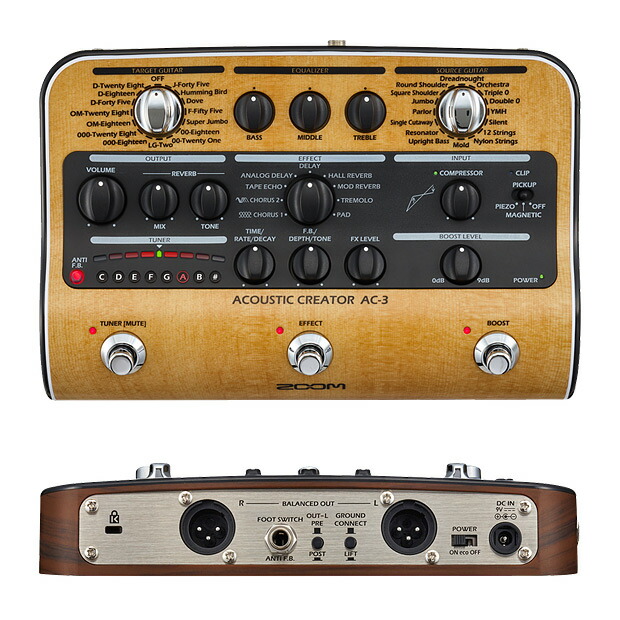 楽天市場】【専用ケース付属！】ZOOM AC-3 ズーム アコースティック