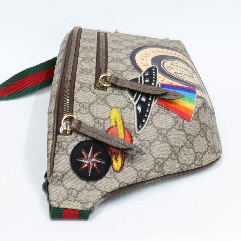 楽天市場】【送料無料】【美品】グッチ GUCCI クーリエ ベルトバッグ