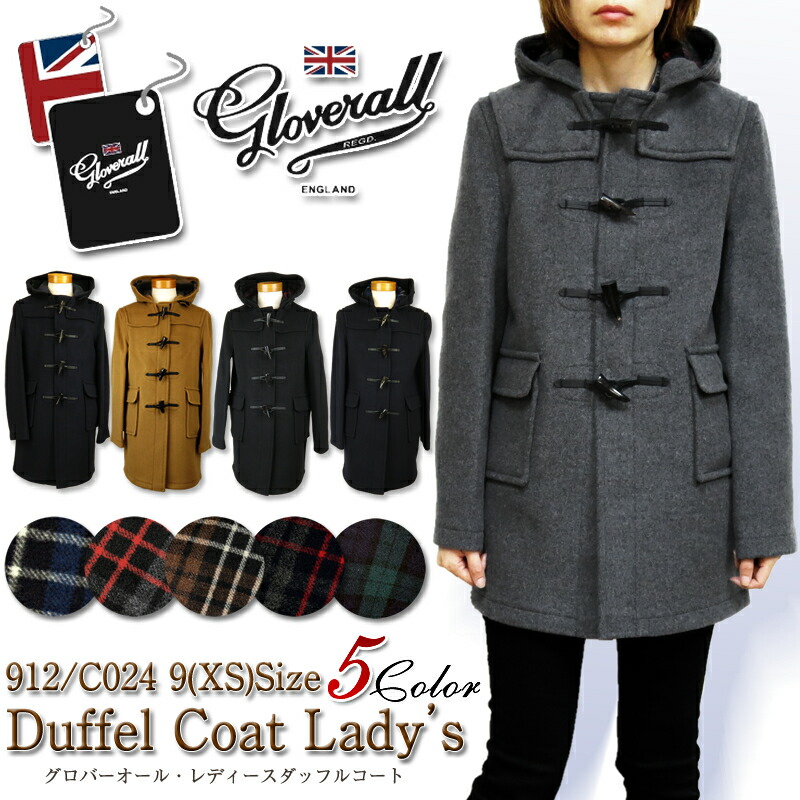 極美品 グローバーオール ダッフルコート タターンチェック 楽天市場