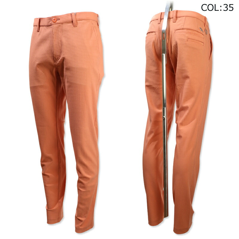 ヒールクリークオレンジ メンズゴルフパンツ HEAL CREEK ヒール