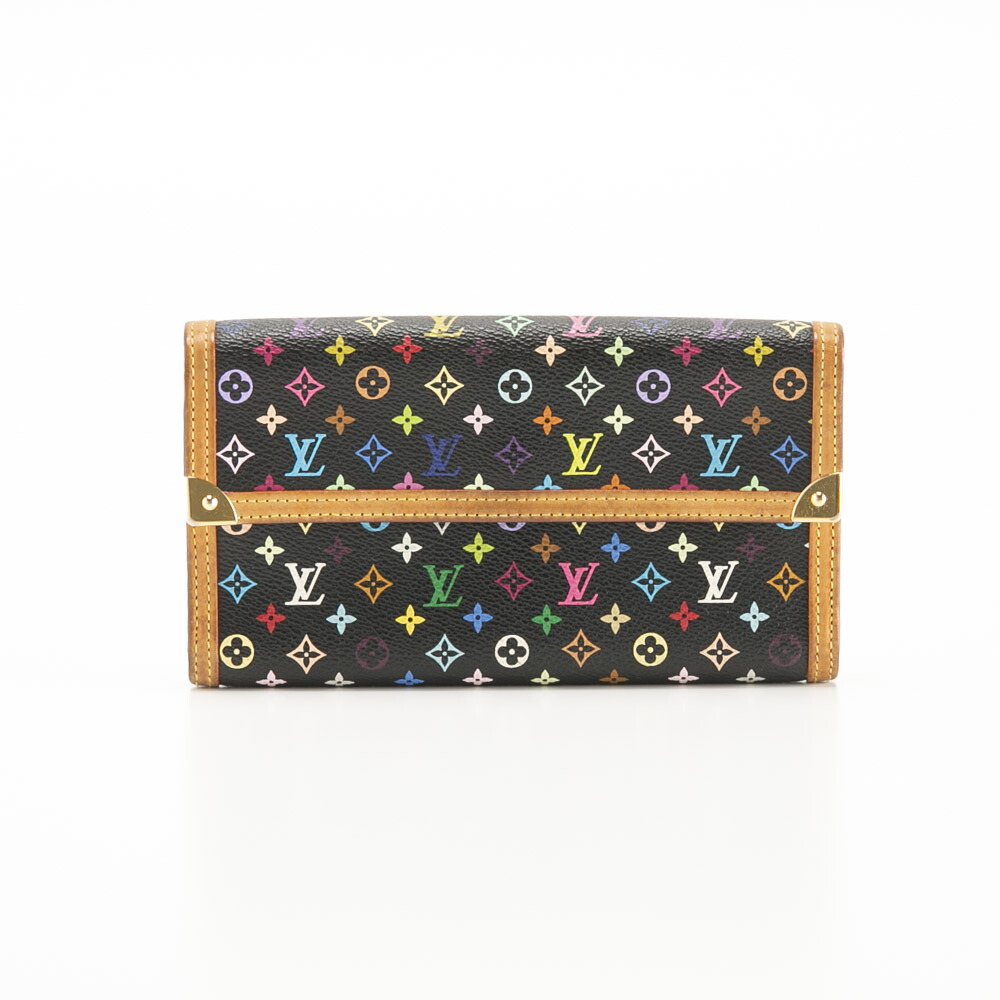 楽天市場】ルイヴィトン louis vuitton マルチカラー 長財布 ポルト