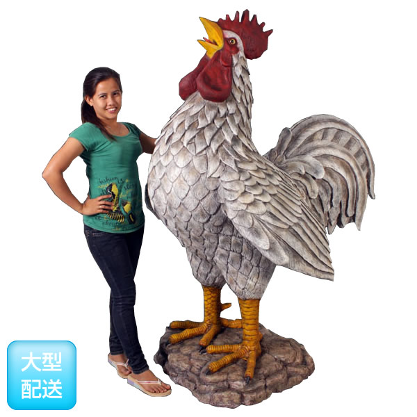 楽天市場】FRPアニマルオブジェ 巨大な雄鶏置物 動物 鳥 ニワトリ