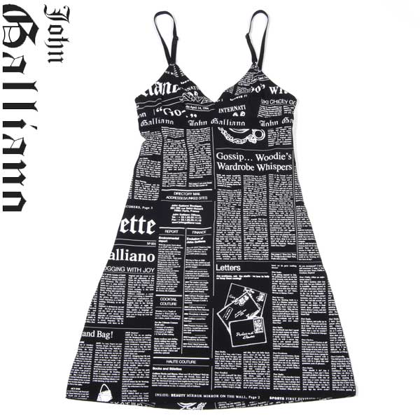 11D663-28 GALLIANO ガリアーノ ワンピース ドレス ミニ丈 11D663-28