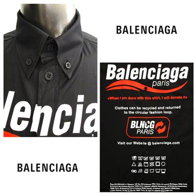 楽天市場】バレンシアガ BALENCIAGA メンズ トップス シャツ 長袖 ロゴ