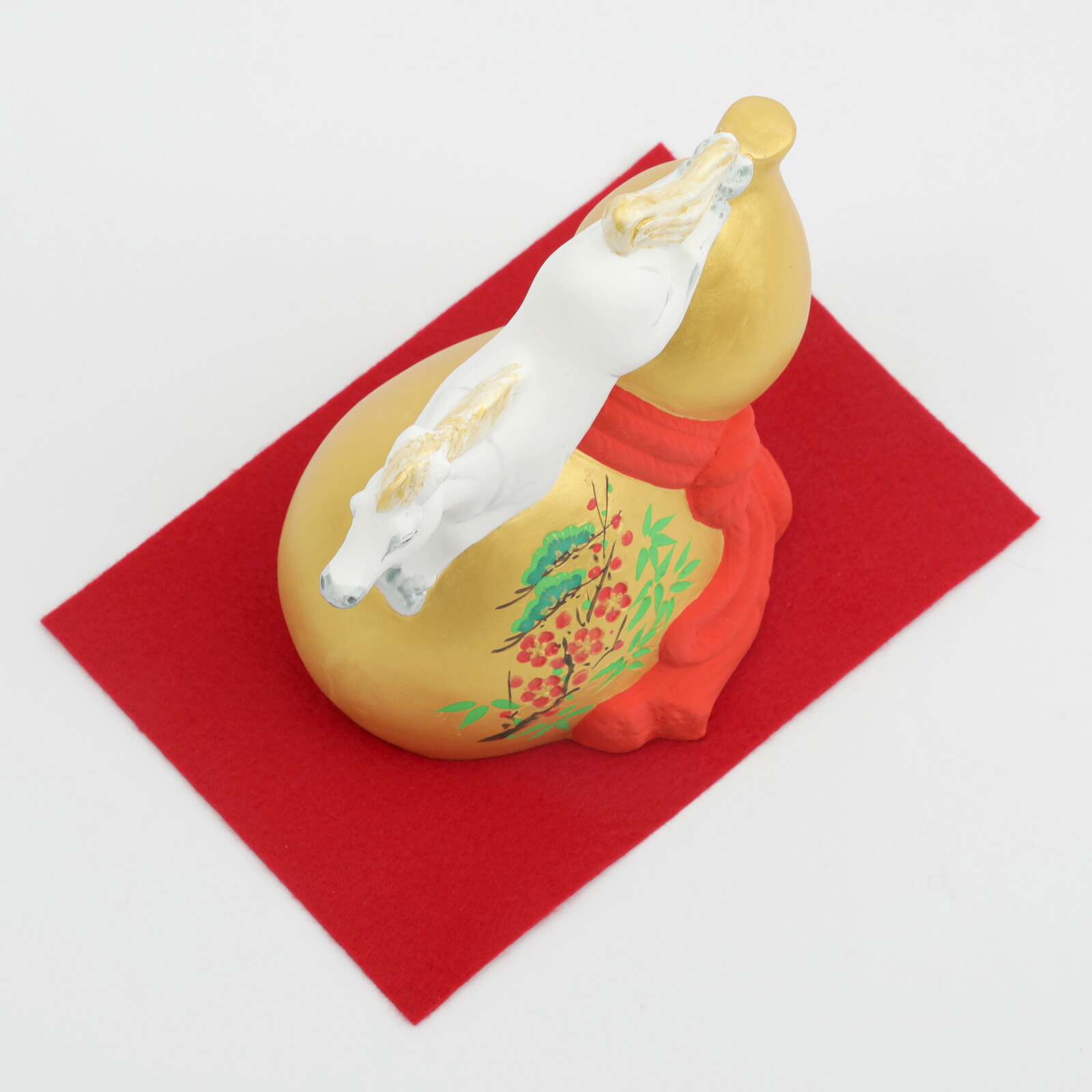 楽天市場】干支 馬 午 置物 うま 博多人形 栄喜作 瓢箪から駒 陶器
