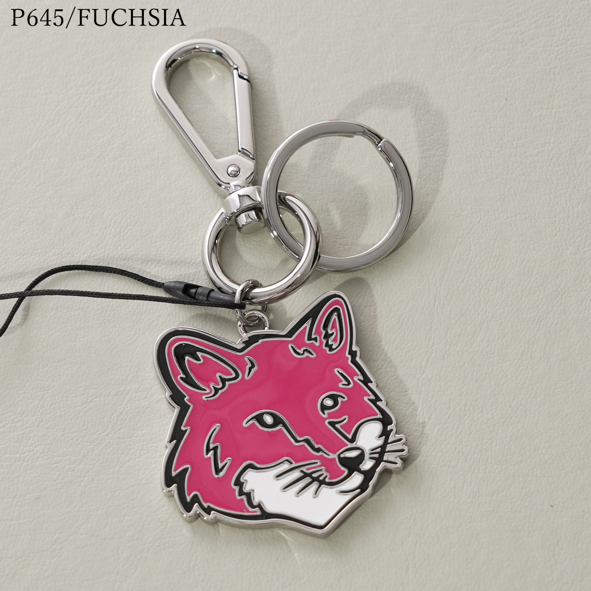 楽天市場】MAISON KITSUNE メゾンキツネ キーリング LM06904AM1002