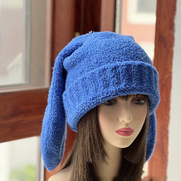 楽天市場】 ウサギ耳 冬 うさ耳 耳付き ニット帽子 レディース うさぎ