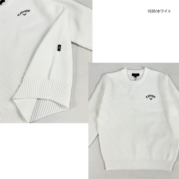 楽天市場】セール ゴルフウェア クルーネックニット キャロウェイ