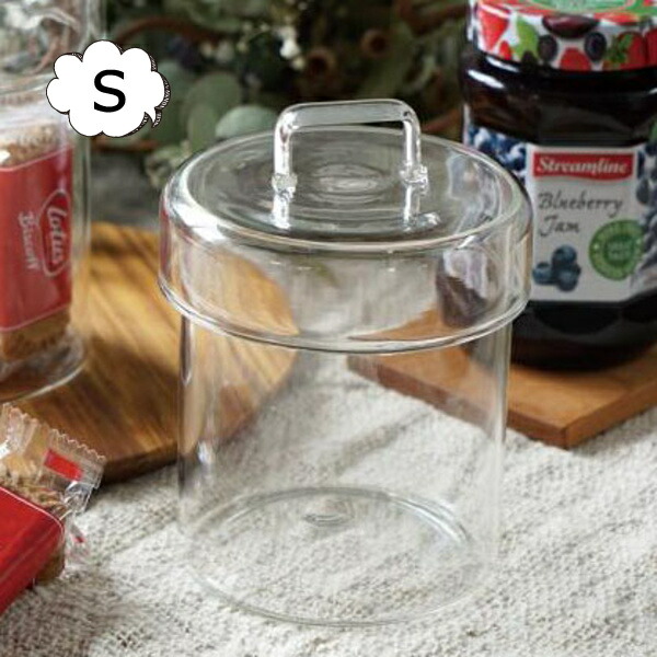 楽天市場】ガラスキャニスター Sサイズ キャニスター ふた付