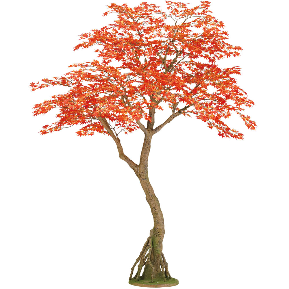 楽天市場】フェイクグリーン 大型 赤 モミジ もみじ 紅葉 山もみじ 山
