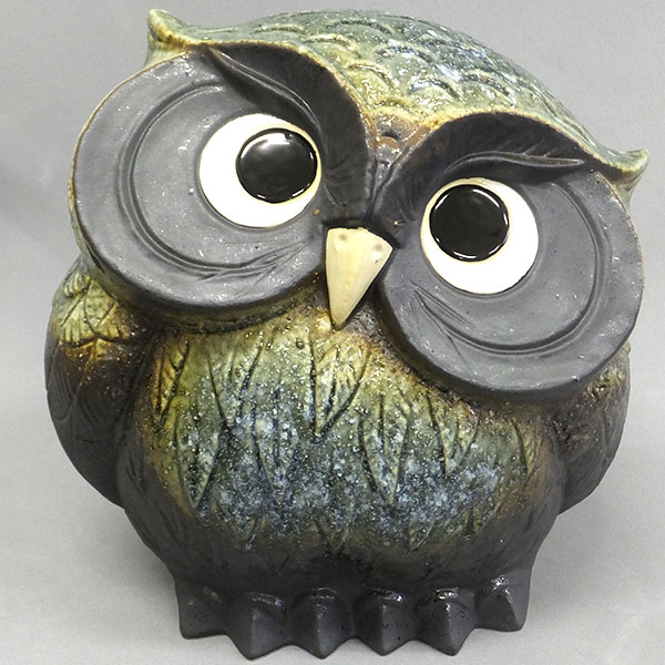 楽天市場】信楽焼 ふくろう フクロウ 梟 人気 おすすめ おしゃれ 置物