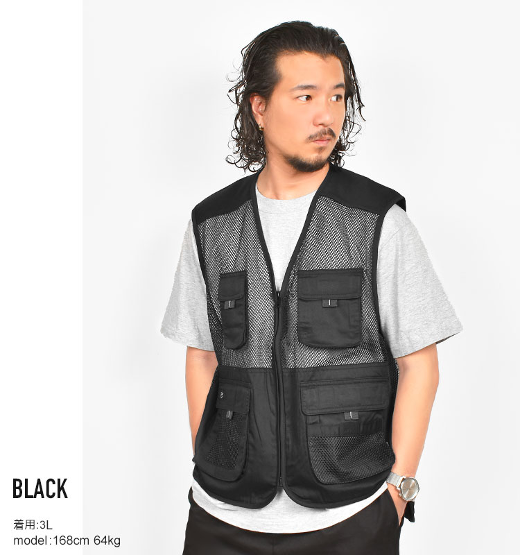 楽天市場】【特典あり】フィッシングベスト メンズ メッシュベスト 夏