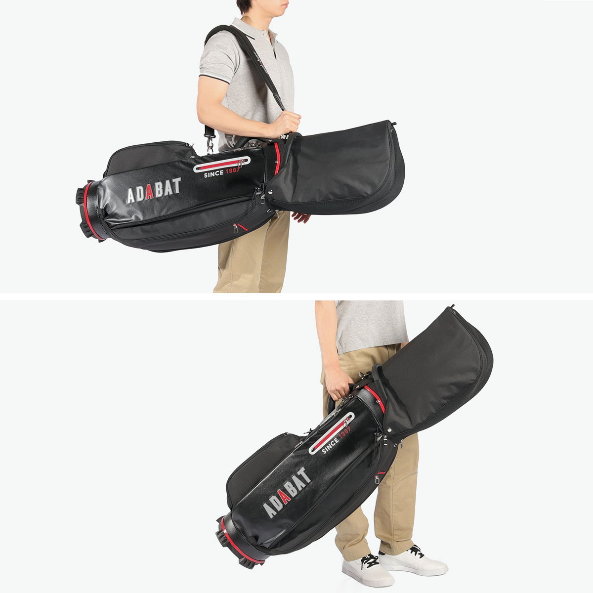 楽天市場】【土日限定 最大39倍】 アダバット キャディバッグ メンズ
