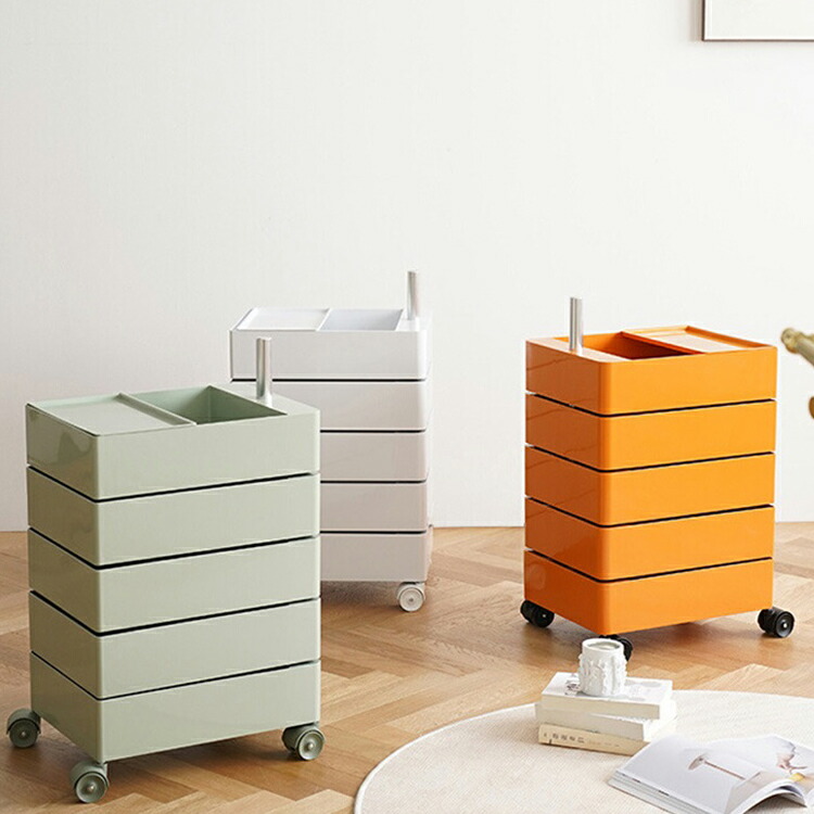 楽天市場】回転 収納ベッド ワゴン 5段 360°可動回転収納 キャスター