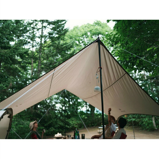 美品】スノーピーク タープフラッグ カーキ 雪峰祭限定 美品