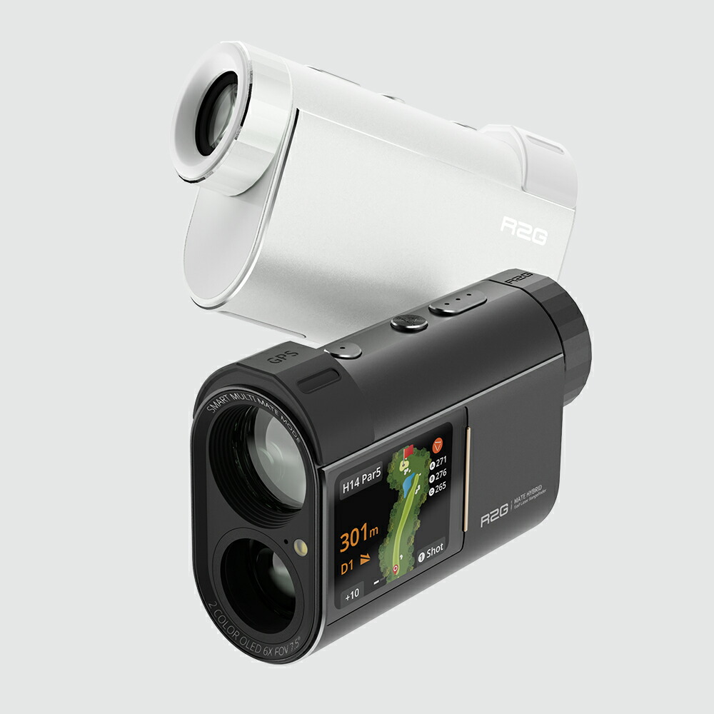 楽天市場】R2G ゴルフ用レーザー距離計 MATE HYBRID メイト