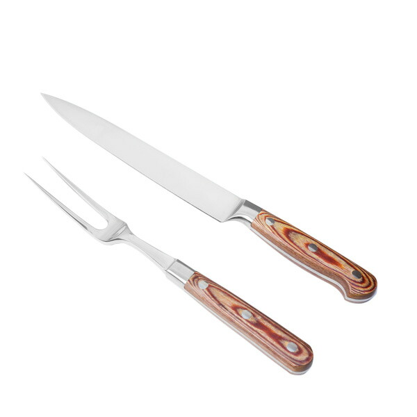楽天市場】カービングナイフ ミートフォーク セット 合板柄