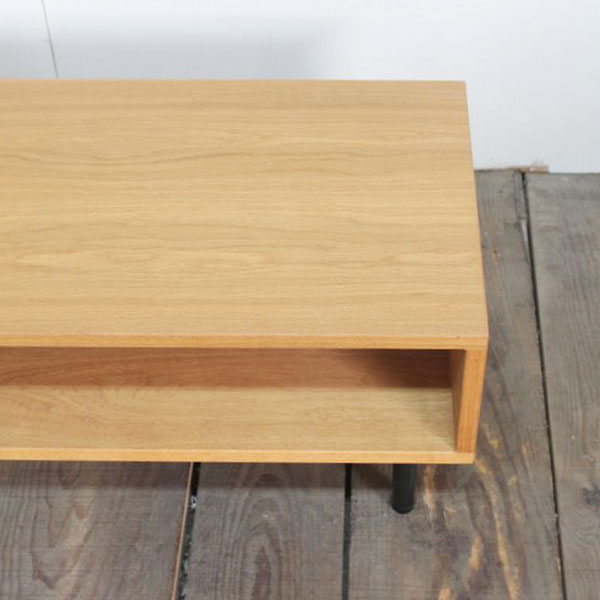 楽天市場】ローテーブル アイアン×オーク材 幅70cm 木製 無垢材 収納