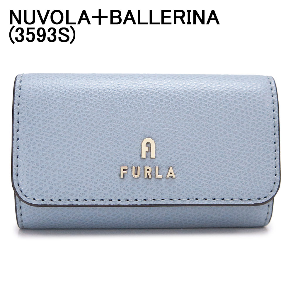 新品 未使用】FURLA CAMELIA 4連キーケース ライトグレー 楽天市場