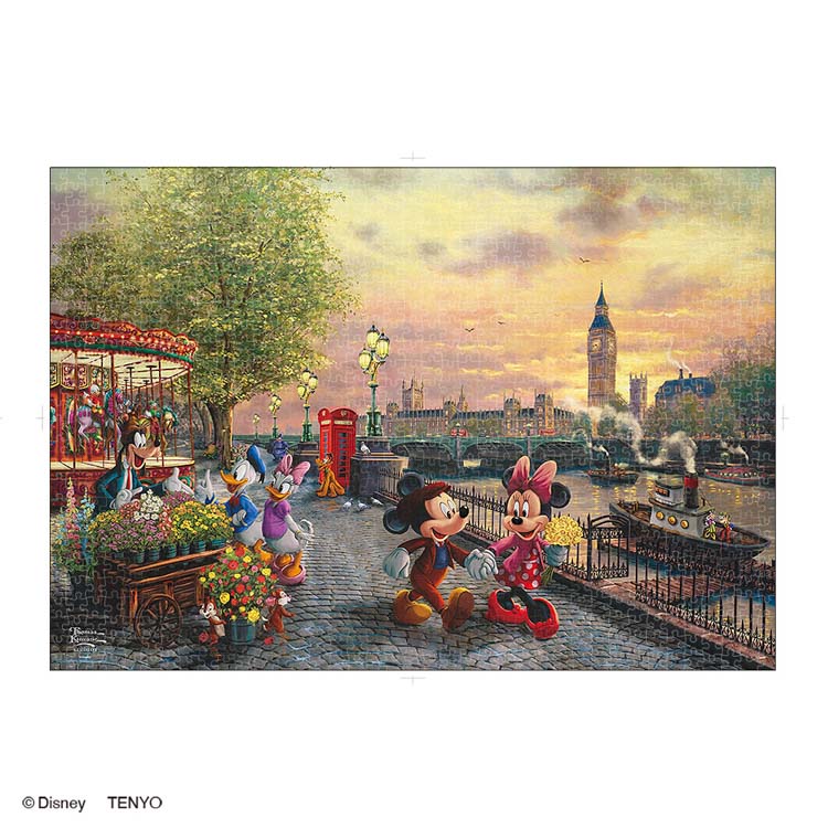 楽天市場】ジグソーパズル 1000ピース Mickey and Minnie in London