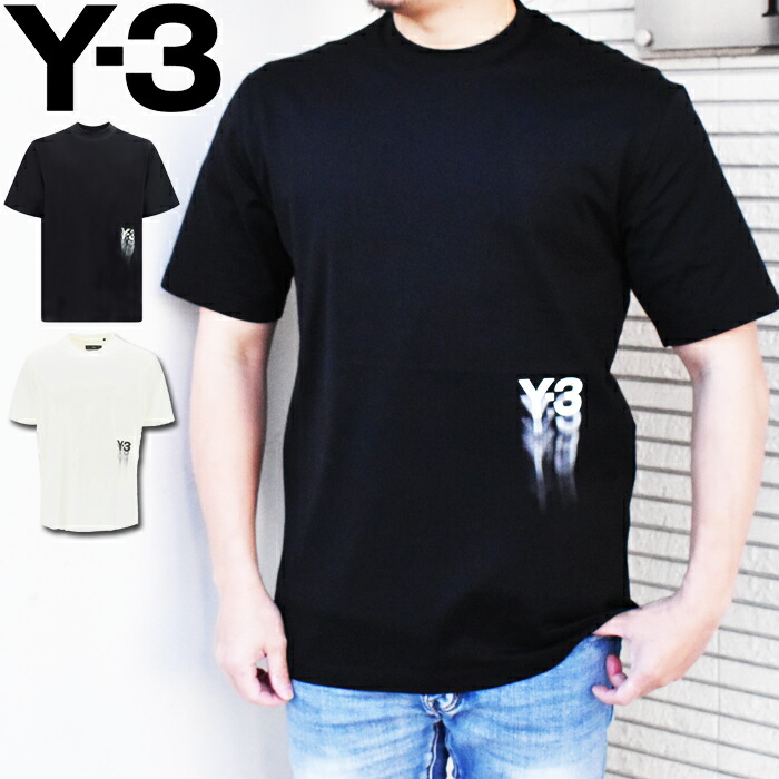 楽天市場】Y-3 ワイスリー クルーネックTシャツ 全2色 IZ3124 IZ3123