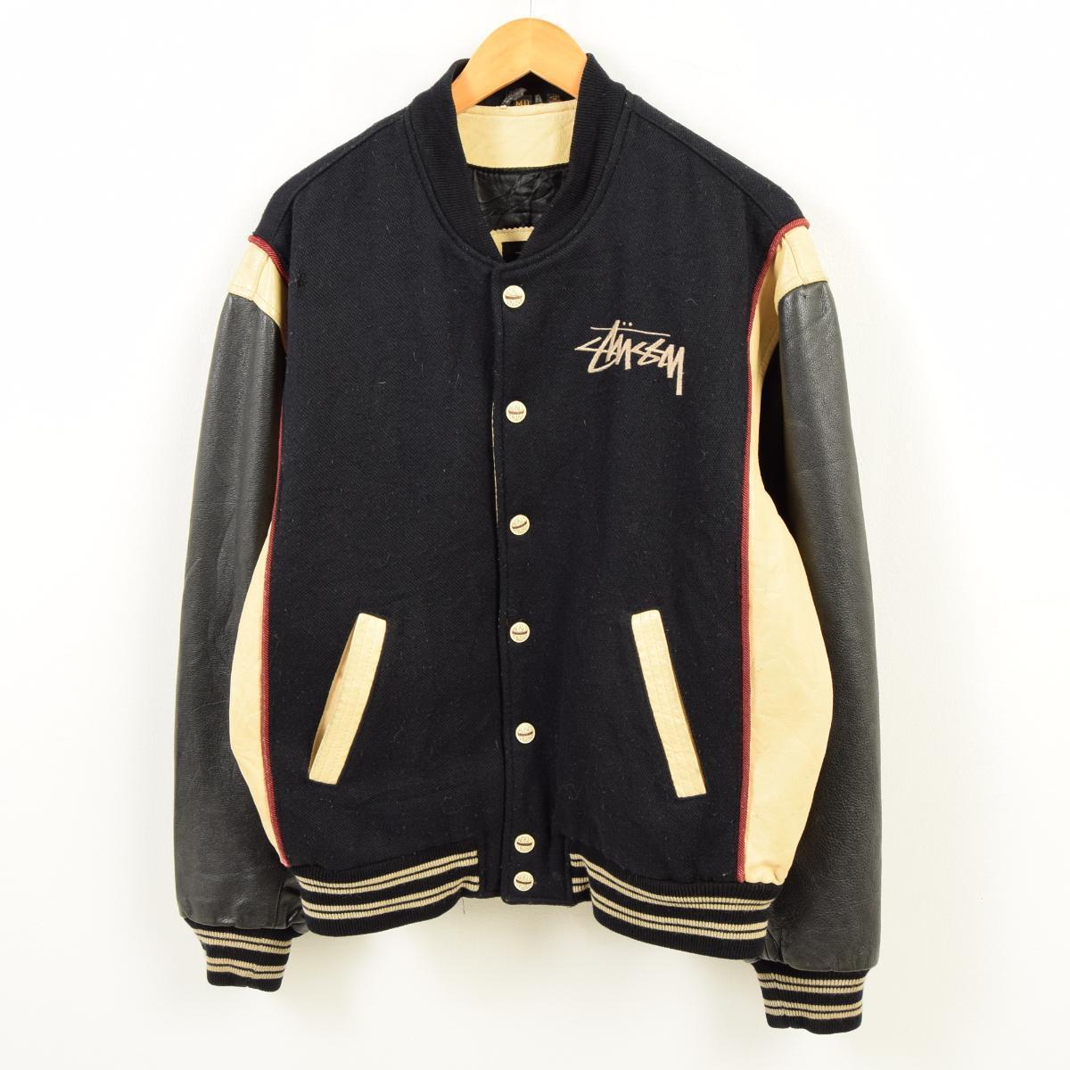 90s OLD STUSSY オールドステューシー VINTAGE スタジャン