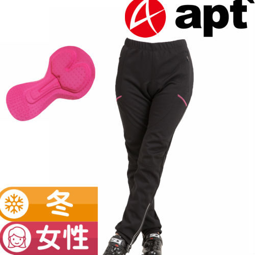 楽天市場】apt'レディース ウインドブレークタイツ 3Dパッド WBLY 冬用