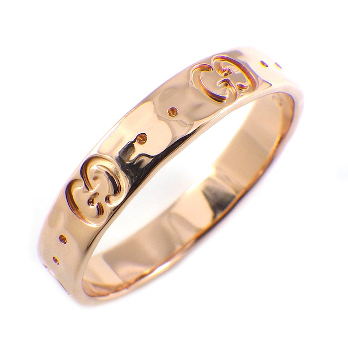 楽天市場】グッチ GUCCI リング アイコン ハンマーフィニッシュ GG