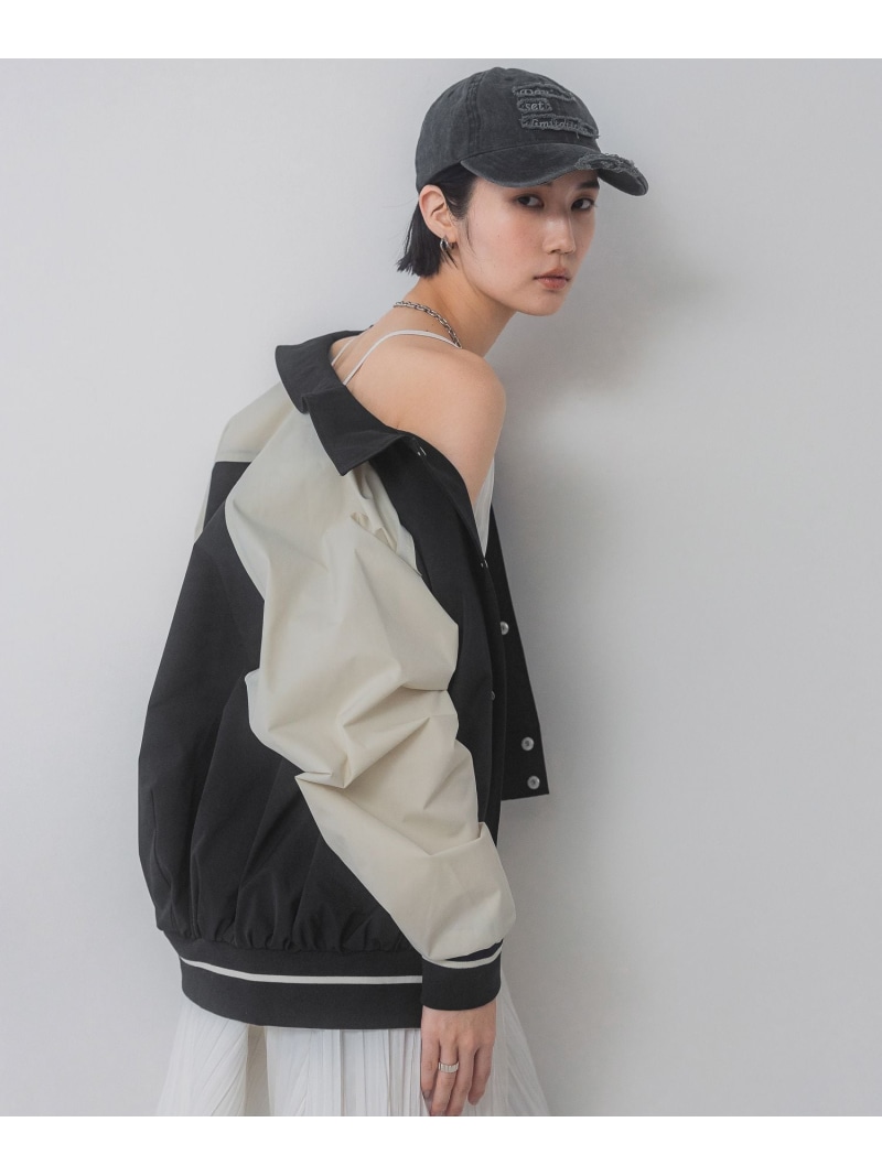 楽天市場】【SALE／50%OFF】ブロックカラースタジャン JEANASIS