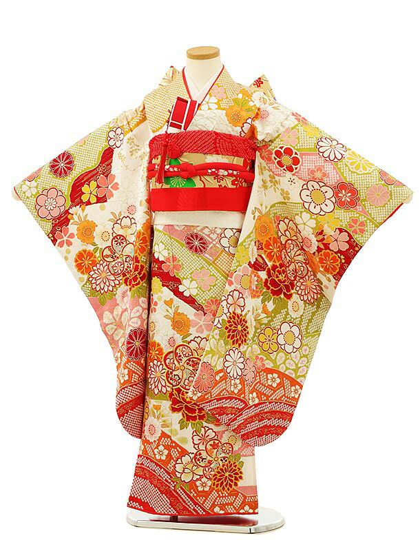 楽天市場】七五三 着物 7歳 フルセット レンタル 女の子 高級正絹 7956