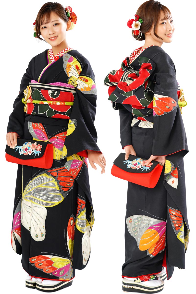 楽天市場】IKKO 振袖用 バッグ 単品 桜鞠 黒赤白色 刺繍 ブランド成人