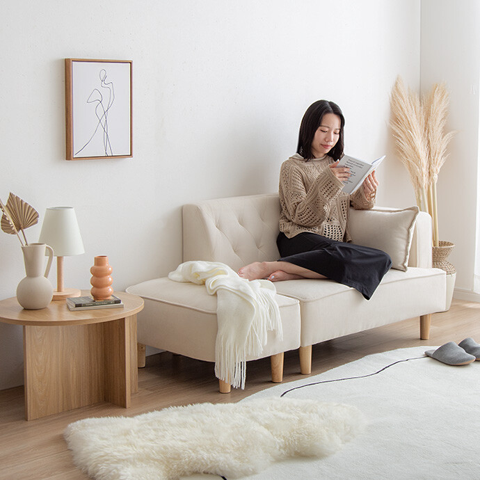 リンゴ飴様専用）Emilia ソファ (オットマンなし本体のみ) リンゴ飴様