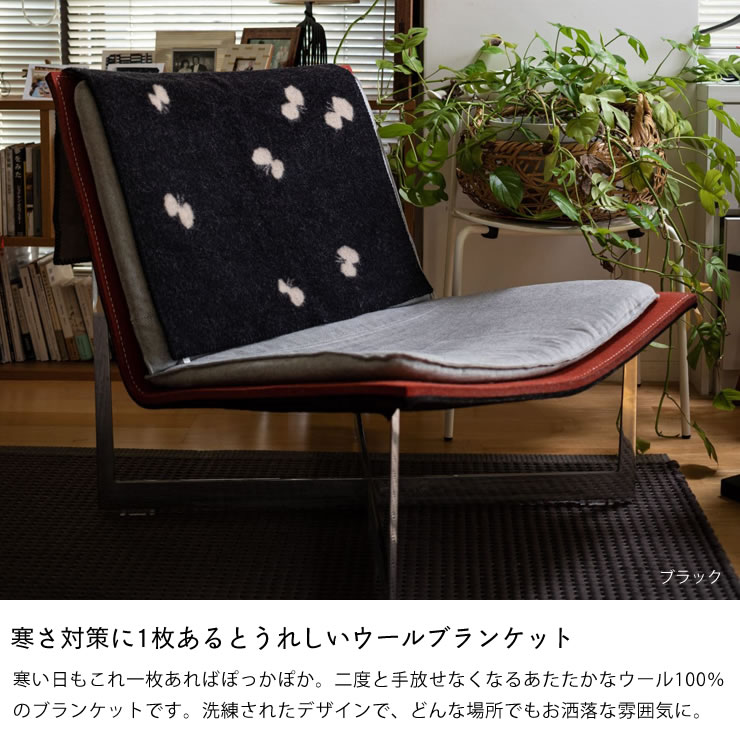 楽天市場】KLIPPAN（クリッパン）ウールハーフブランケットミナ