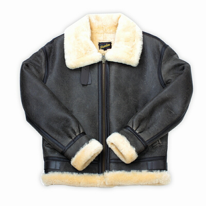 楽天市場】大きいサイズ ビックサイズ B-3 ムートンジャケット 本皮 本